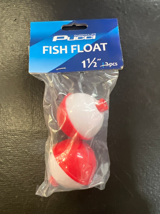 Pucci 1-1/2" Red & White Floats