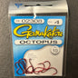 Gamakatsu octopus red size 4