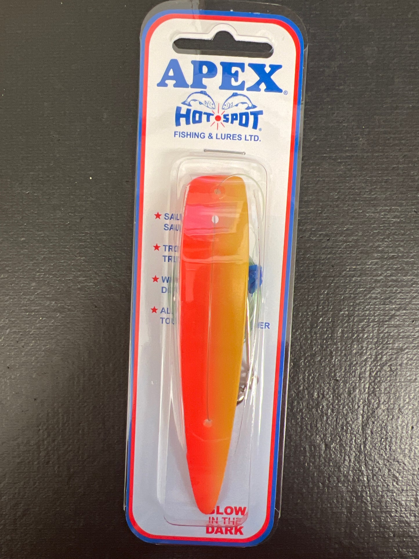 #196 Fluorescent Orange Gold Apex