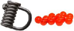 SIMON METAL QUICK CHANGE CLEVIS #1(6)W/FLAME BEADS
