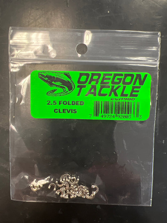 Oregon Tackle #2.5 Folded Clevis