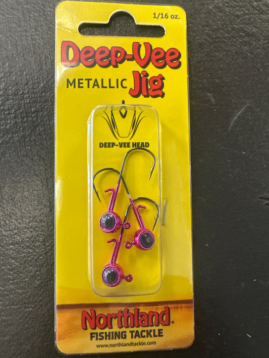 Northland Deep-Vee Jig metallic purple 1/16oz