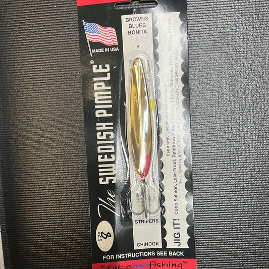 Swedish Pimple size 8 1oz Nickel Ice Gold