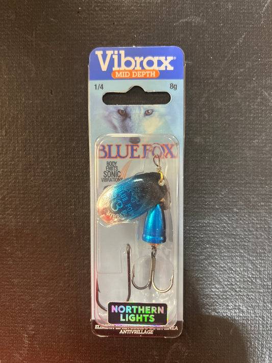 Blue Fox 1/4oz Vibrax Blue northern Light series