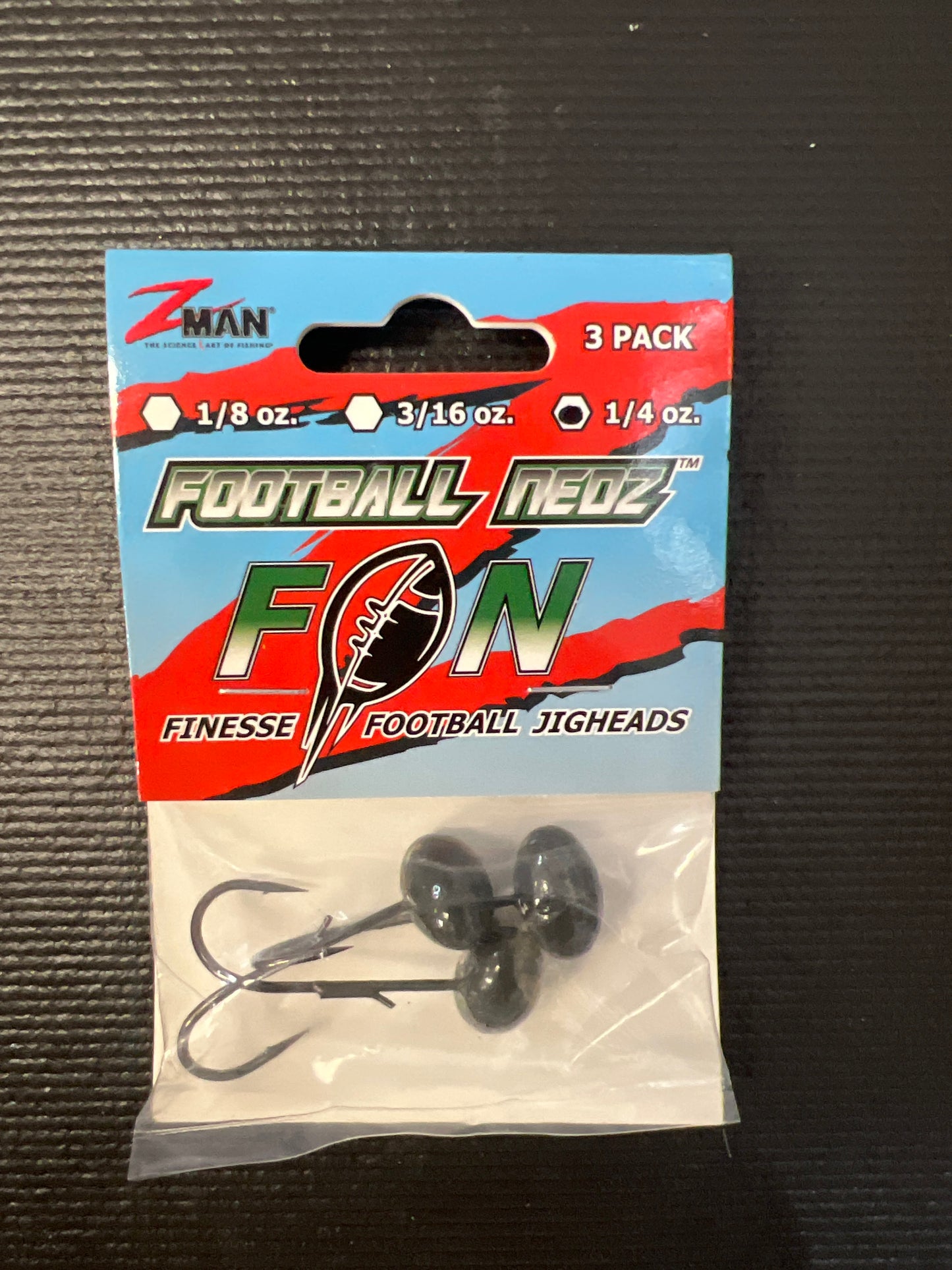 Z-Man Football Nedz 1/4oz Green Pumpkin