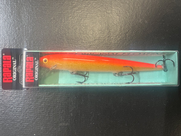 Rapala F13 gold fluorescent red