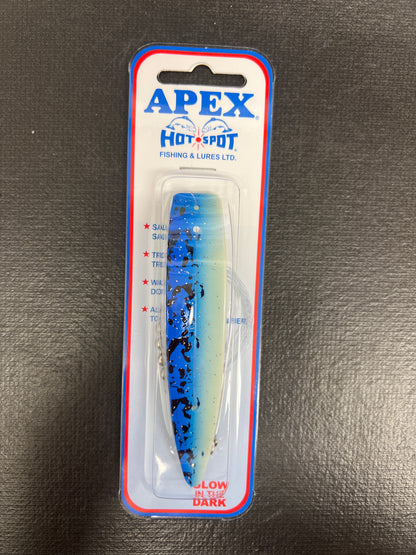 #205 Blue Spatter Glow Apex