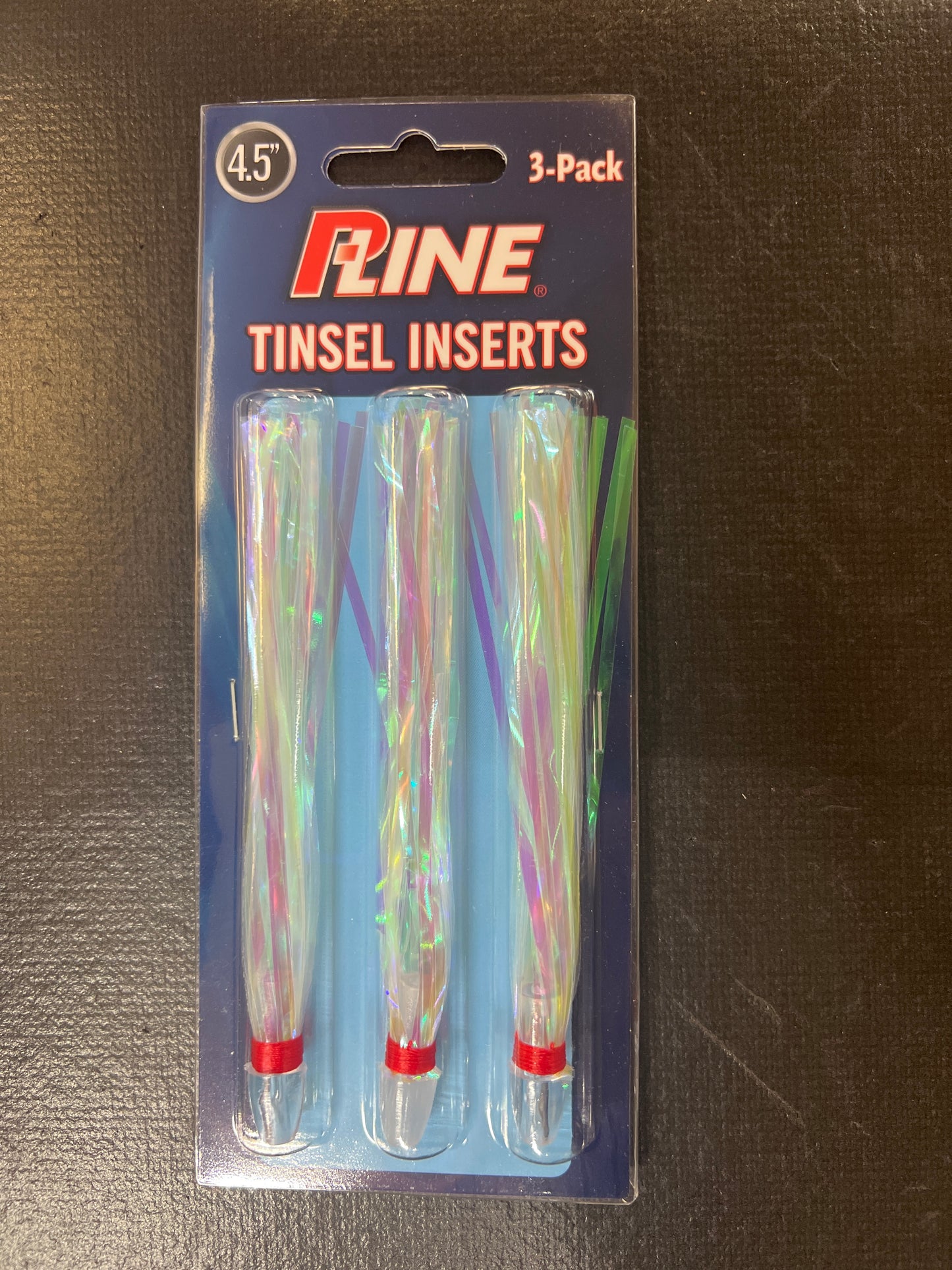 P-Line Tinsel Inserts 4.5" Rainbow Natural Mylar