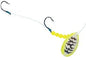 YBAT WALLEYE ELITE #2,UV CHART TIGER(Size 2 Tandem Hook Lure)