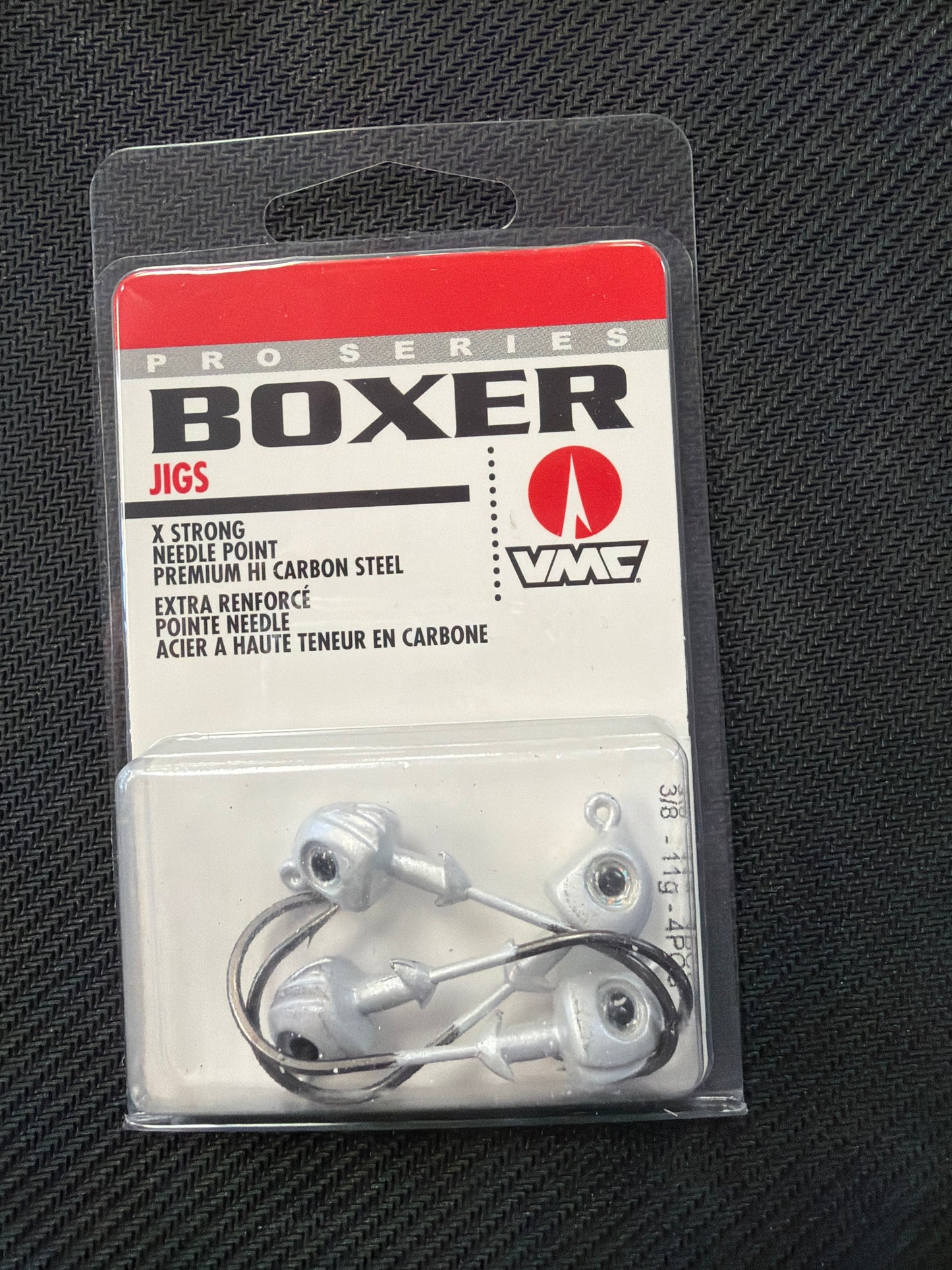 VMC Boxer Jig 3/8oz Metallic White
