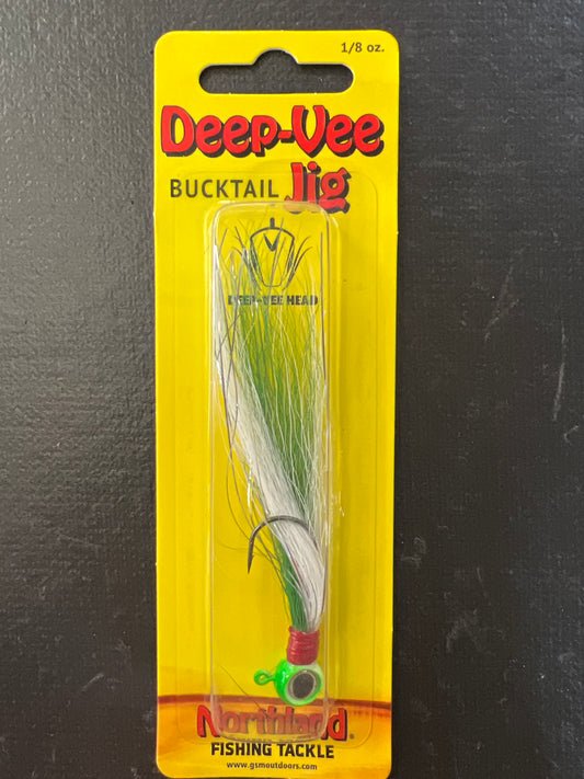 Northland Deep-Vee Bucktail Jig 1/8oz Watermelon