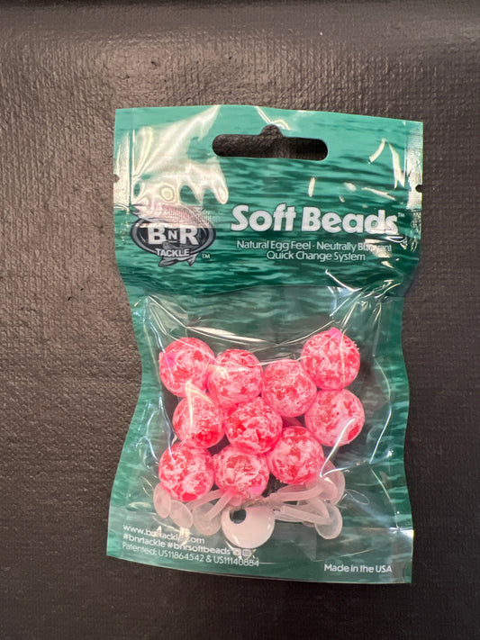 BnR Soft Beads 16mm Mottled Red