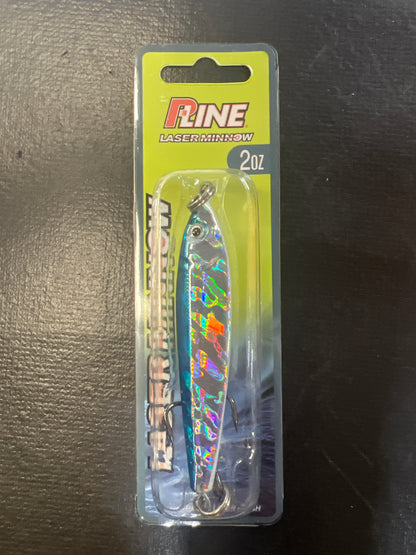 Pline Laser Minnow 2oz Silver Blue