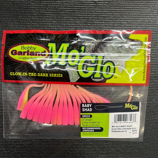 Bobby Garland 2" Mo Glo Baby Shad Electric Chicken