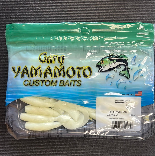 Gary Yamamoto 4" Single Tail Luminous Glow