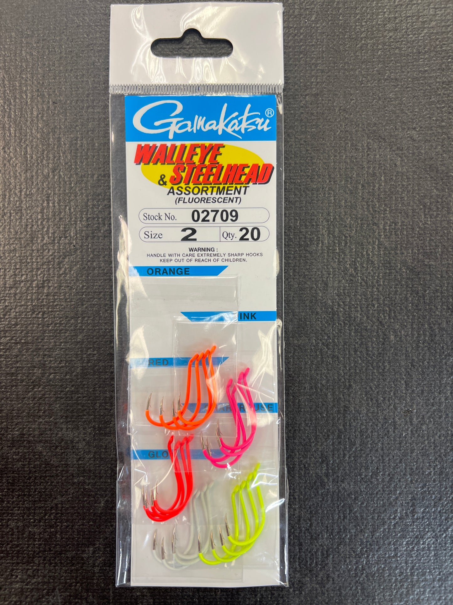 Gamakatsu Walleye and Steelhead Hook Assortment 25 Pack