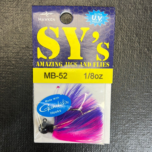 ST's Jig 1/8oz Black head/ Purple Cerise