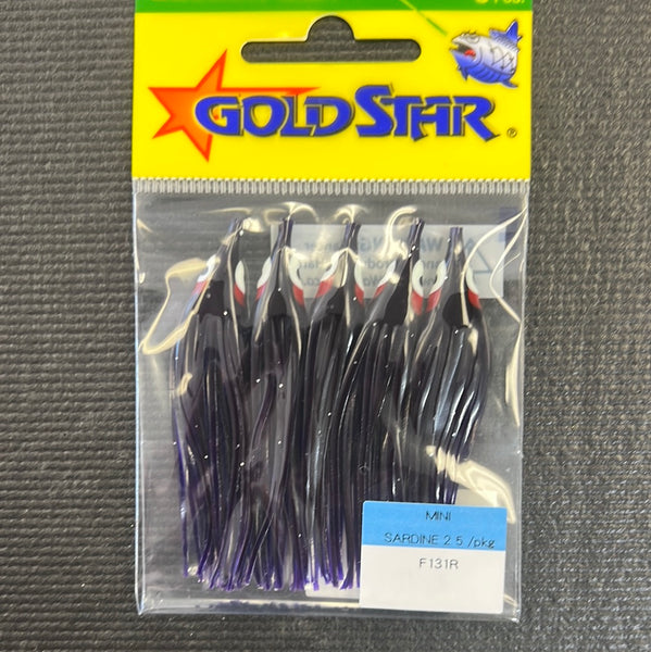 Gold Star Mini Squid 2.5" Purple F131R