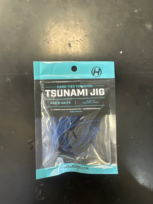 Hags 1/2oz Tsunami jig black/blue