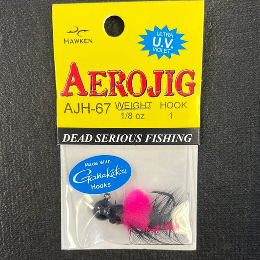 Aero Jig 1/8oz Black/ Black/ Cerise