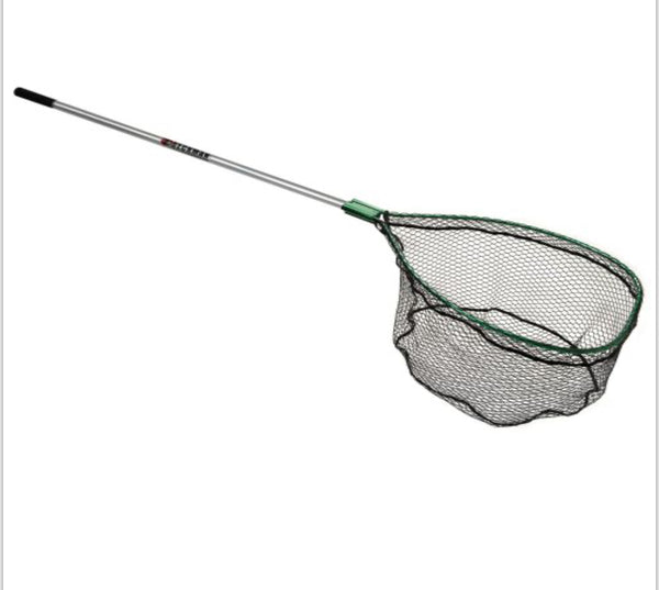 Beckman Landing Net 22" x 27" Hoop 15" Pen Coated Net 4'-7' Ext Handle