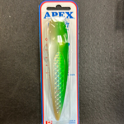 #198 Pearl Dark Green Gold Stripe