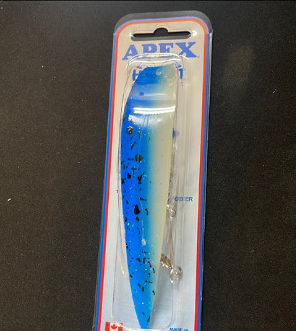 #205 Blue Spatter Glow Apex