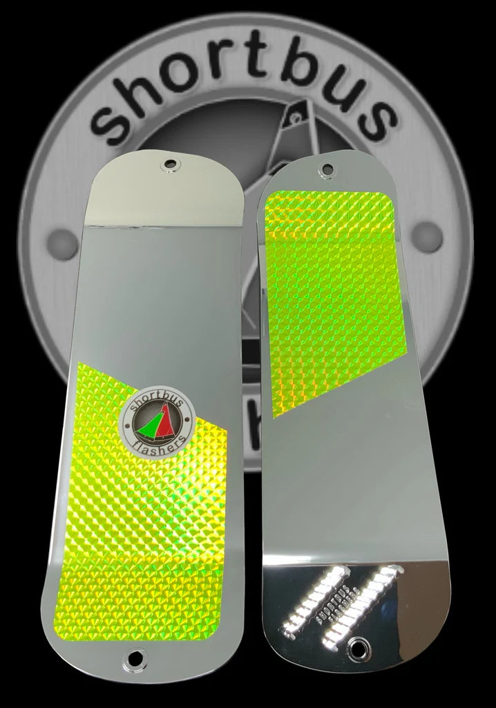 Shortbus 11” Chrome Dipped Flasher (Chartreuse)