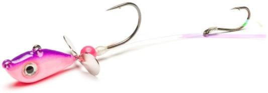 MUSTAD ADDICTED WALLEYE DEATH SPINNER 1/2oz PINK/PURPLE