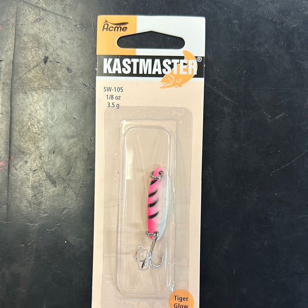 Kastmaster 1/8oz pink tiger glow