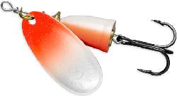 Blue Fox Vibrax 1/4oz Orange Pearl UV Northern Light Series