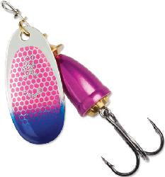 Blue Fox 7/16oz Vibrax Cerise scale Blue Tip UV