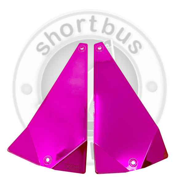 ShortBus flashers 8” chrome pink