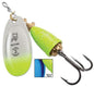 Blue Fox 60-30-274IC Classic Vibrax Spinner, 1/4oz, Chartreuse Blue Candyback
