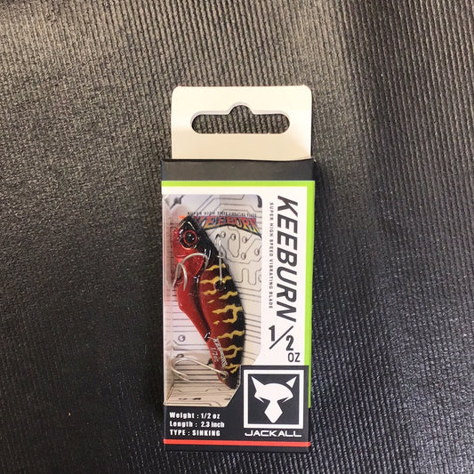 Jackall keeburn vibration blade bait 1/2oz HL Tiger
