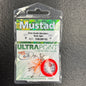 Mustad Slow Death Hook size 4 "Orange Glow"