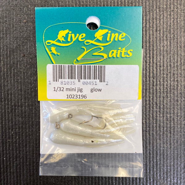 Live Line Baits mini jigs Pearl