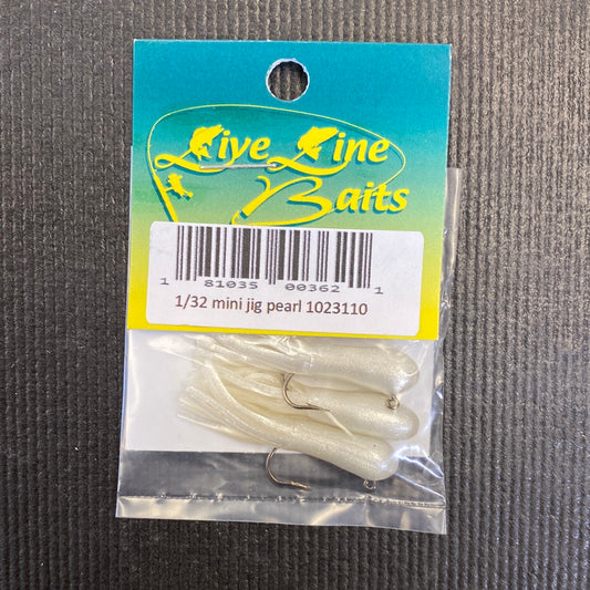 Live line baits mini jig Pearl