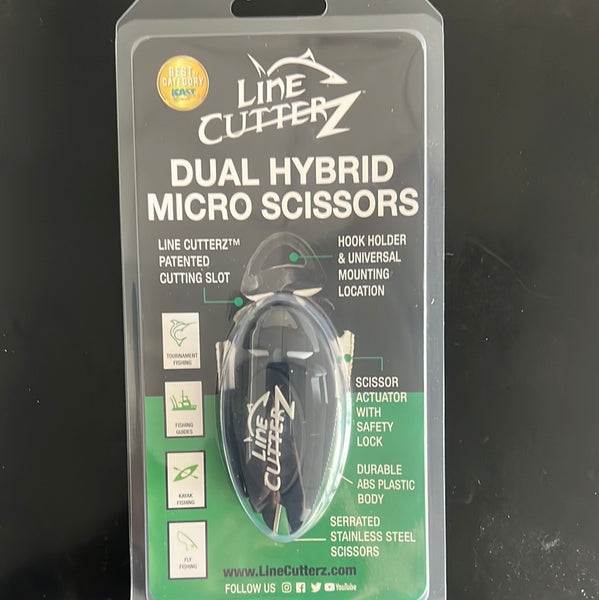 Line Cutterz Dual Hybrid Micro Scissors Black