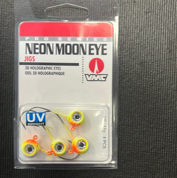 VMC Neon Moon Eye Jig 3/8oz Orange Fire UV