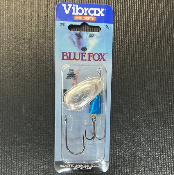 Vibrax Blue Fox 3/8oz Silver / Chrome Blue
