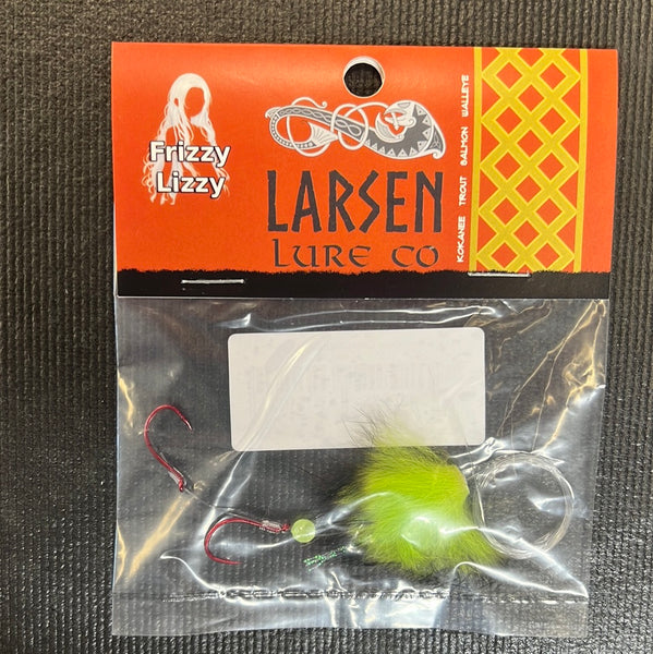 Larsen Lure Co. Frizzy Lizzy Chartreuse