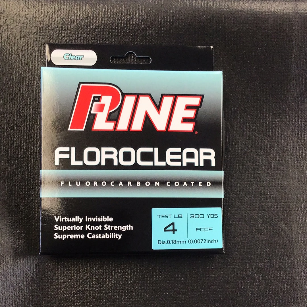P-LINE FLOROCLEAR LINE 300yd CLEAR, 4#