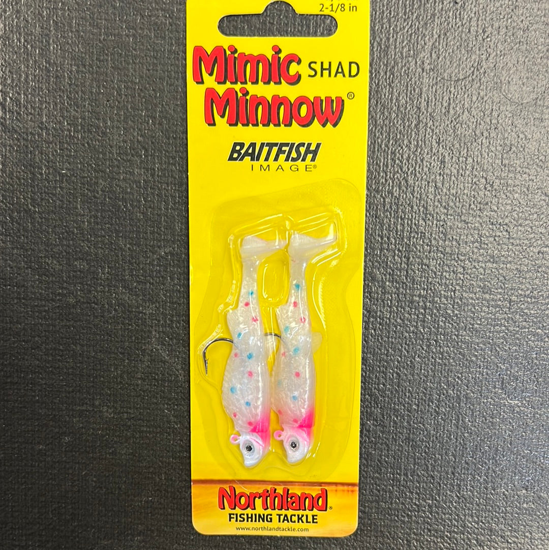 Mimic Minnow  Swim Bait 1/8oz size 1 Hook "Wonderbread