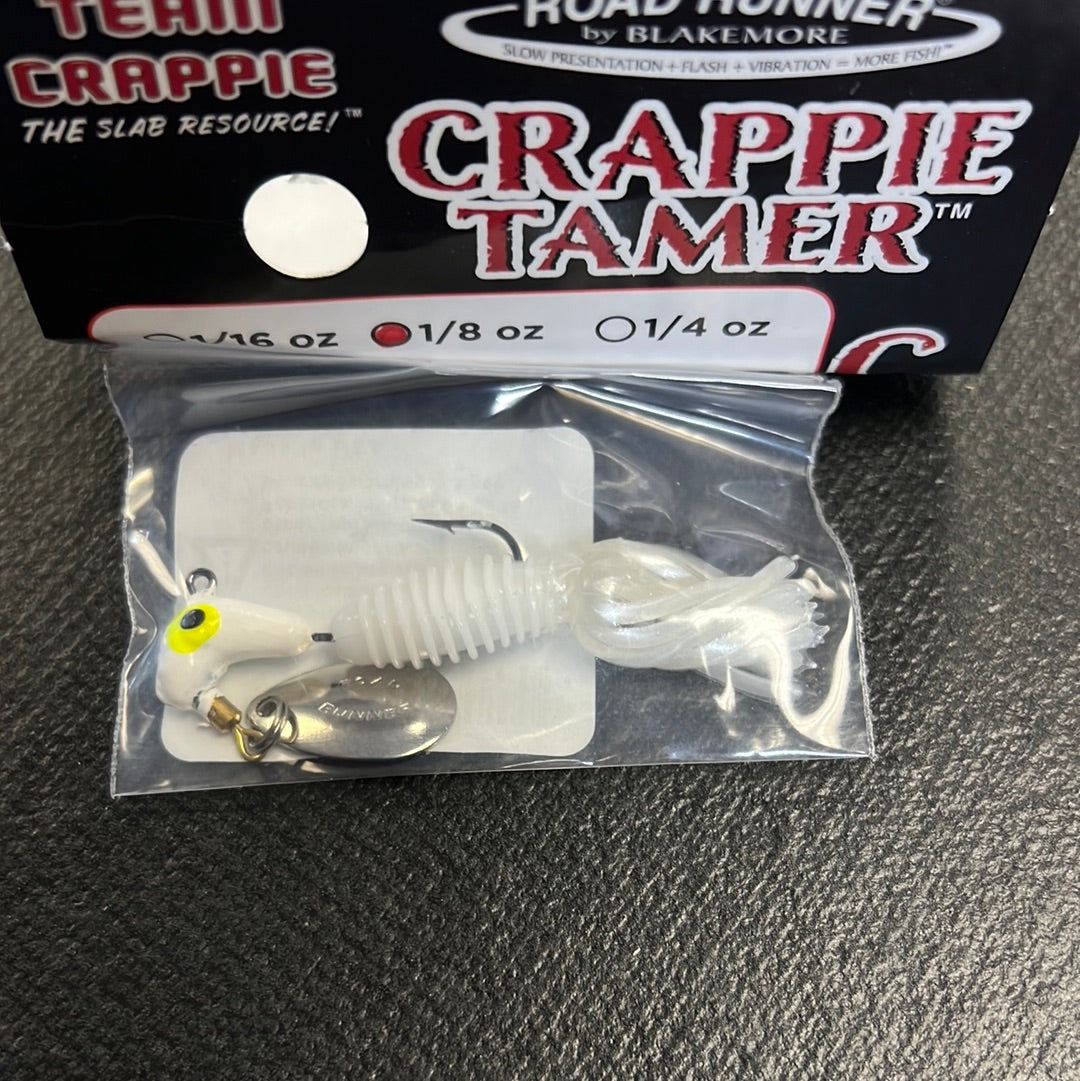 Team Crappie Jig 1/8oz "White Pearl"