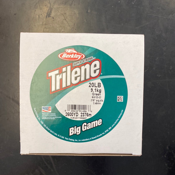 Trilene  Big Game 20# 2600yrd spool Green
