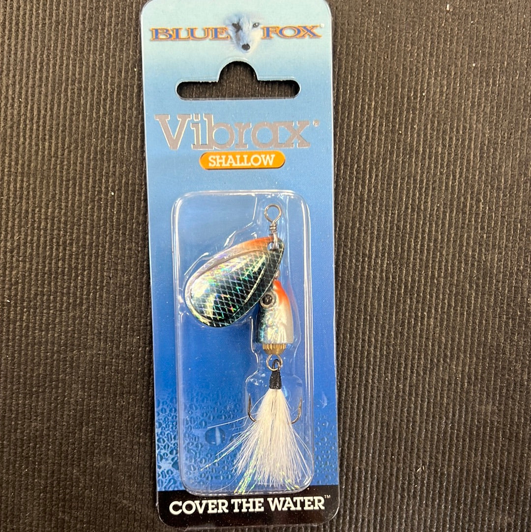 Blue Fox Vibrax Shallow 3/16oz Shiner