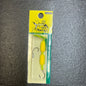 Mack's #4 Cha Cha Crawler chartreuse scale, chartreuse, orange