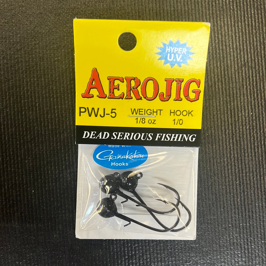 Hawken Aerojig 1/8oz jig head Worm