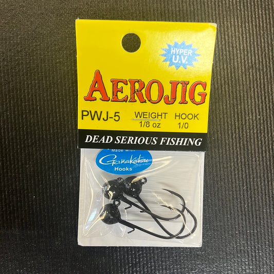 Hawken Aerojig 1/8oz jig head Worm